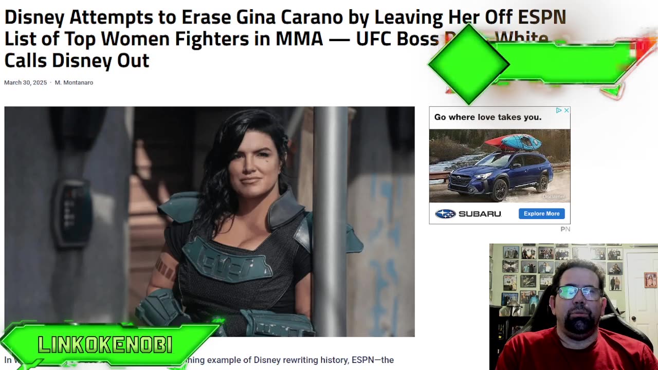 Disney And ESPN Trying To Remove Gina Carano From The Top 10 List Of The MMA Fighters