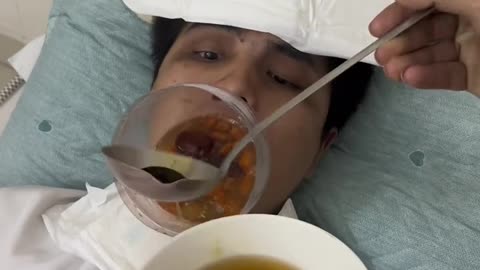 funny patient feeding activity .....#viral #trending #shorts