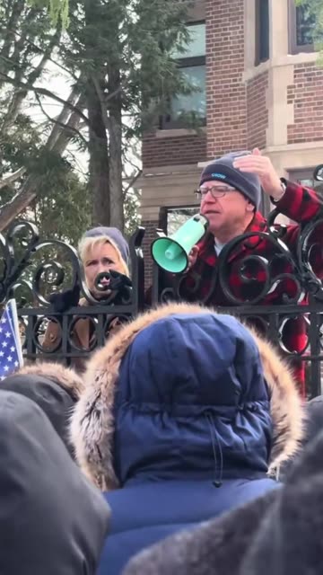 Timmy Encouraging Domestic Terrorism Behind His Mansion’s Gate🤬