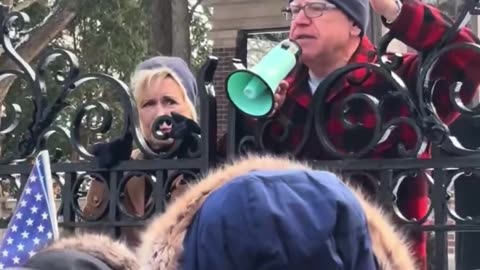 Timmy Encouraging Domestic Terrorism Behind His Mansion’s Gate🤬