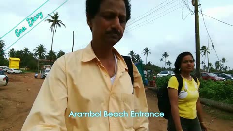 Arambol Beach, Goa, Walking till North End of the Beach