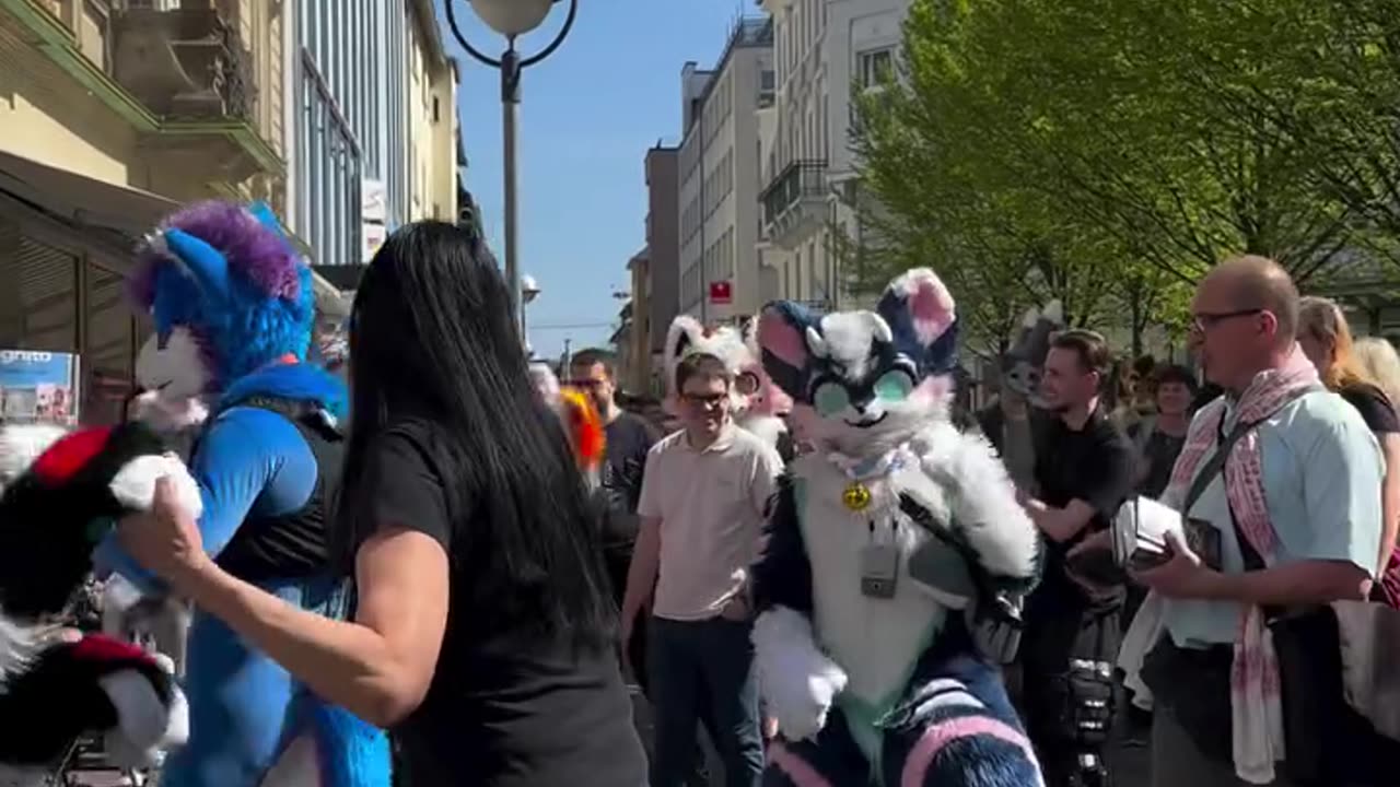 Harinam Sankirtan in Karlsruhe, Germany April 2025