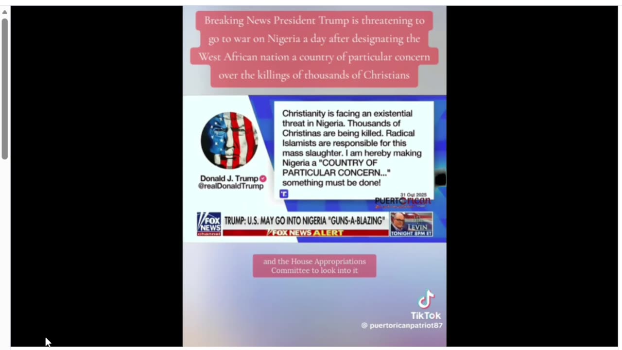 War with Nigeria? oh boy