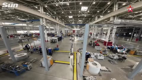 Inside Putin's drone plant where workers build kamikaze killing machines