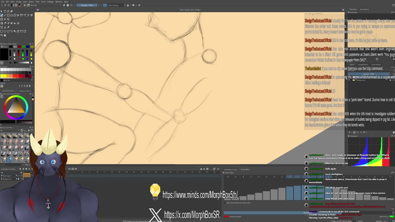 Drawing and chatting