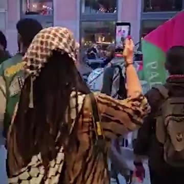 Pro-Palestinian activists protest a McDonald's in Sweden for alleged support of Israel