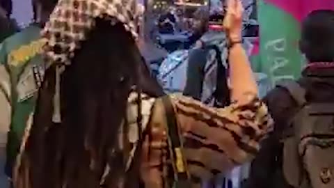 Pro-Palestinian activists protest a McDonald's in Sweden for alleged support of Israel