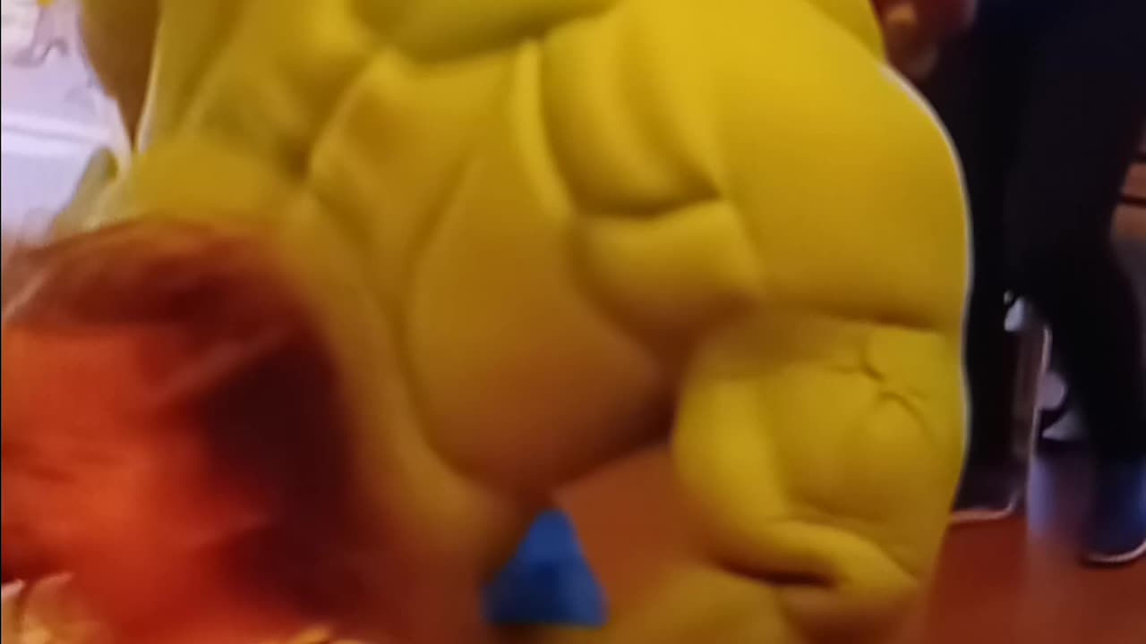 The hulk terrorizes children