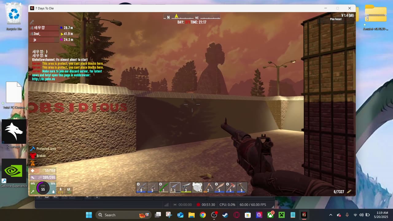 [Full Gameplay #168 -2025] 7 DAYS TO DIE: [PVE] PoBx Server 4 - Season1 = EP08 (BloodMoon Event)