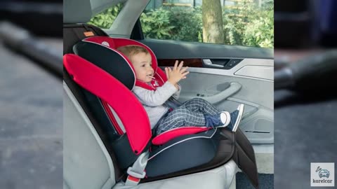 SMART ELF Car Seat Protector, 2Pack Seat Protector Protect Child Seats with Thi