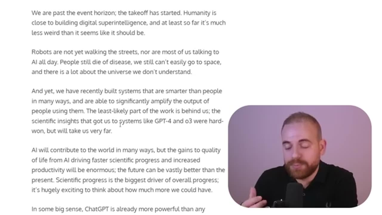 Sam Altman C'est TROP TARD, on ne peut plus arrêter l'IA