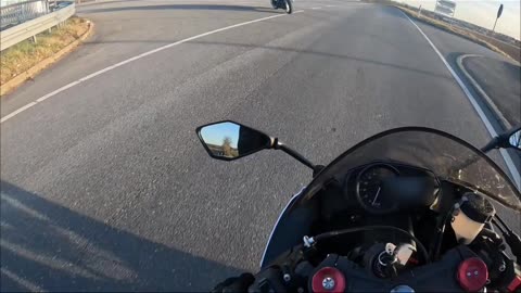 Quick but clean. Ride with the boys 🏍️💨
