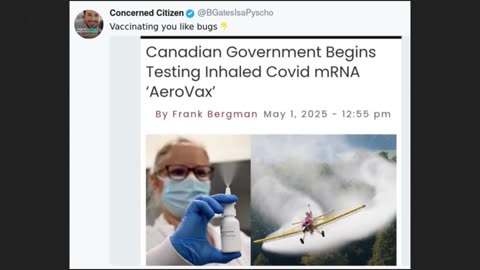 Canadian Government Tests Inhaled mRNA Vaccine AeroVax - Does It End?