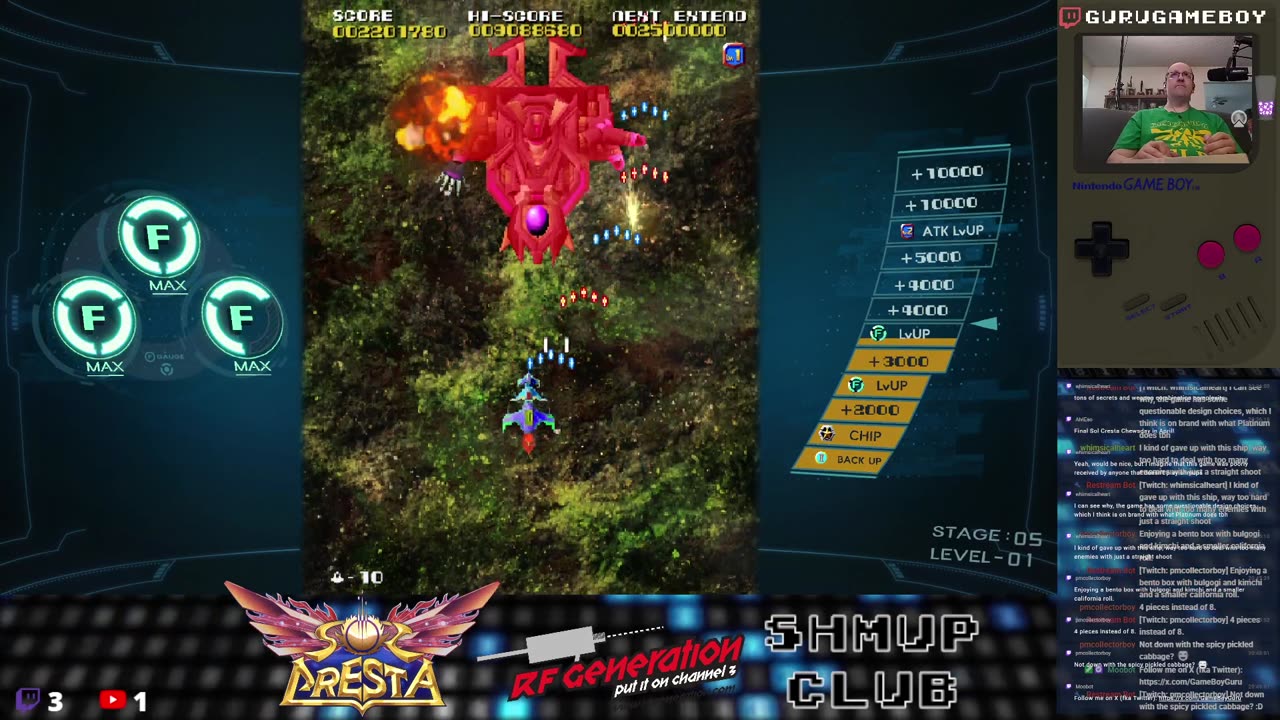 GameBoyGuru streams - Sol Cresta!