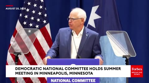 Tim Walz Honors Slain Minnesota Lawmaker Melissa Hortman And Her Husband
