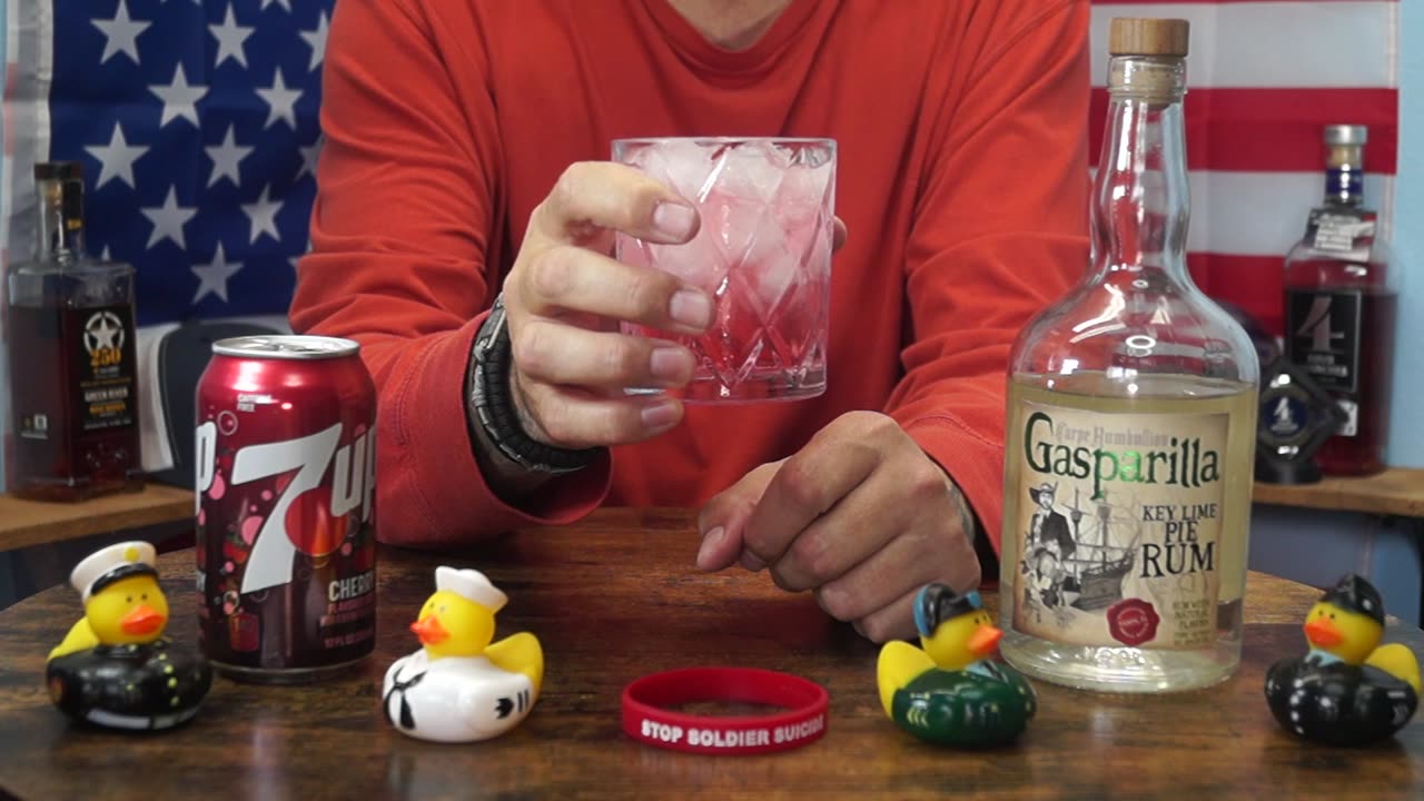 Larry Dunham - Gasparilla Key Lime Rum Pie Rum & 7-Up Cherry