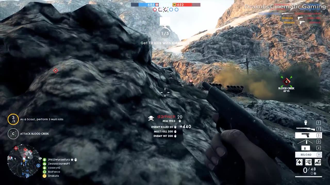 Battlefield 1 - SNIPING in CAPORETTO - Multiplayer Gameplay
