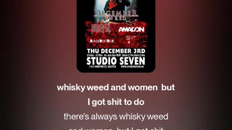 whisky weed and women (Lyrics by Sure to get shot) AI cover