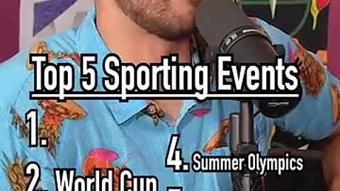 Trending: The TOP 5 MOST WATCHED Sporting Events in the World!! #shorts #top5 #s