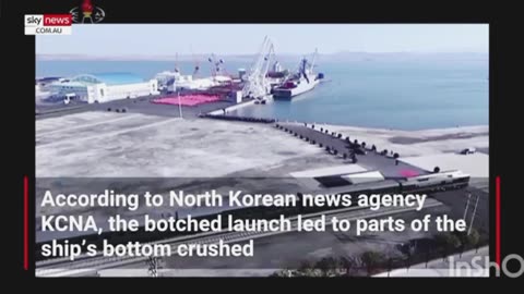 Kim Jong Un Embarrassed as North Korea’s New Warship Fails During Launch