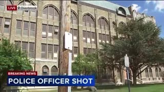 Philadelphia police officer shot in the stomach during a high school fight