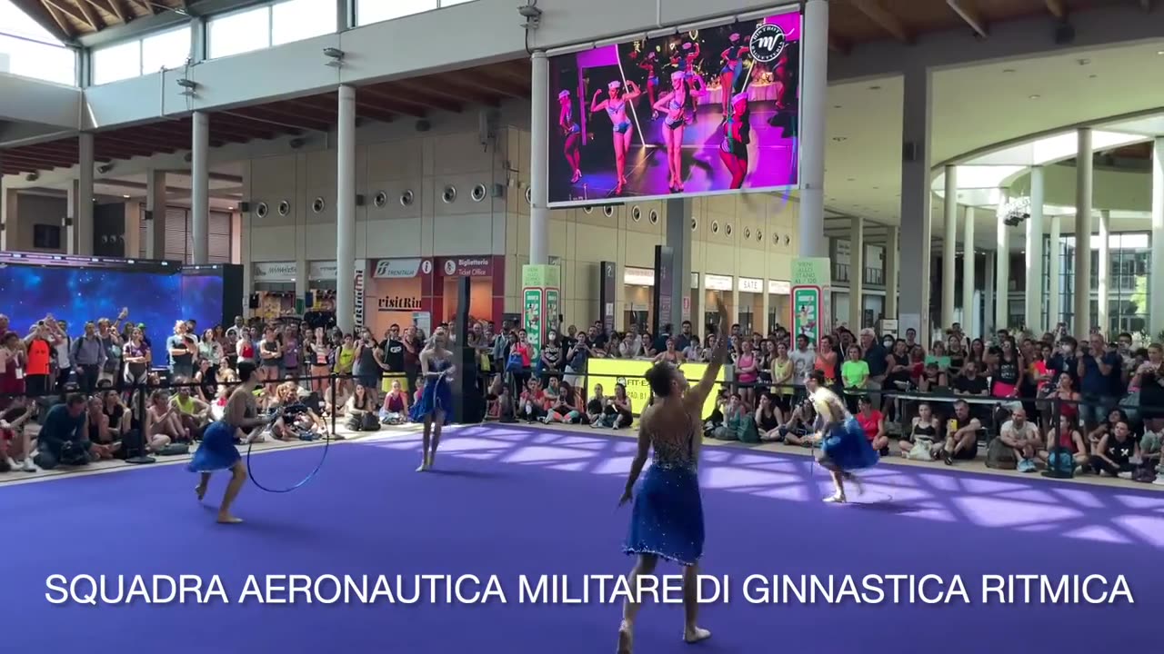 RiminiWellness 2022 Squadra dell’Aeronautica Militare di Ginnastica Ritmica. Le “Farfalle Azzurre”