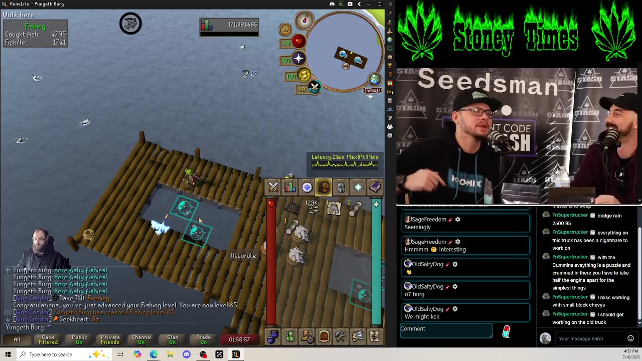 Burg's Lounge.. Scape n' Chill 7-16 #Live #Cannabis #420 #OSRS