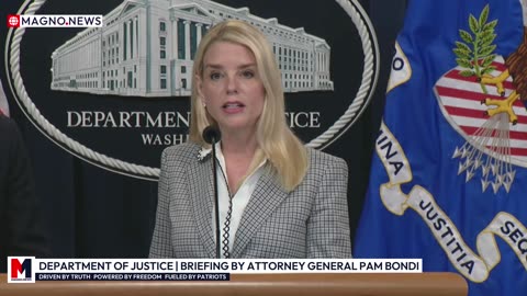 ⚖ Attorney General Pam Bondi Holds Surprise Press Briefing at the Department of Justice [LIVE]