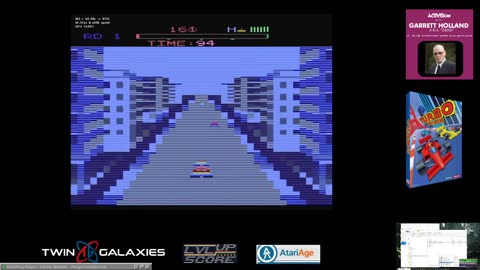 Atari 2600 EMU - Turbo Arcade - Game 1P Standard X/X - 4 Round Challenge - 28,435