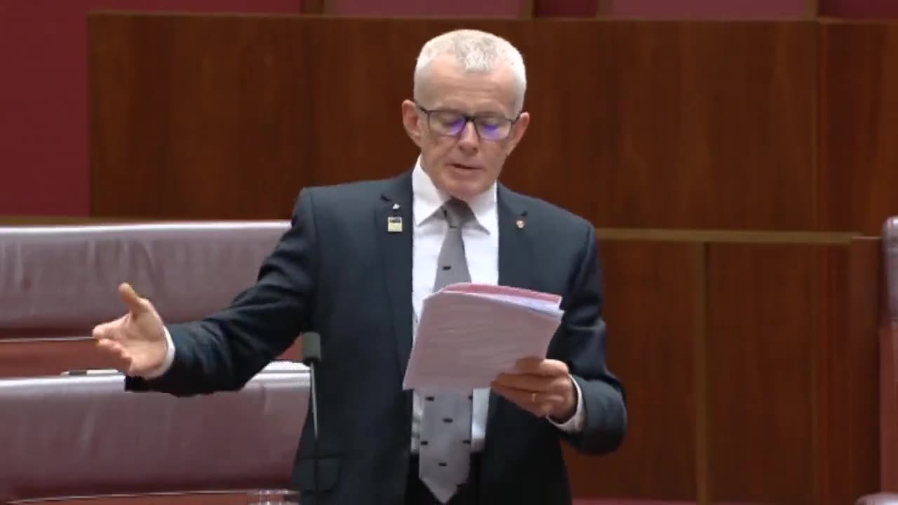 Australian Senator Malcolm Roberts completely Destroys the Covid-19 Propaganda Machine.