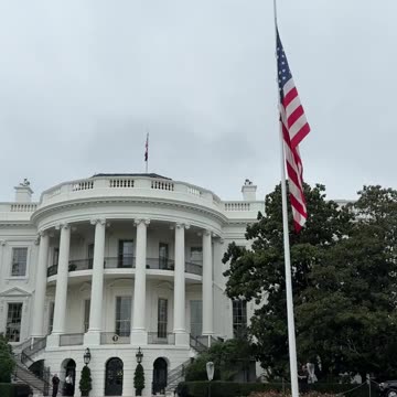White House flags have officially been lowered to half-staff to honor a truly great American, RIP Charlie Kirk