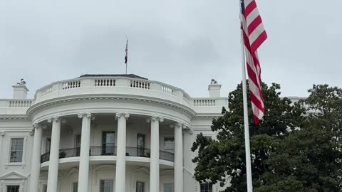 White House flags have officially been lowered to half-staff to honor a truly great American, RIP Charlie Kirk 