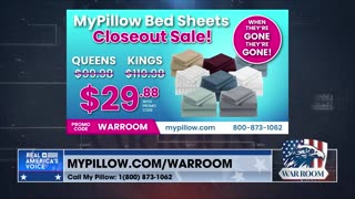 Go To MyPillow.com/warroom And Order The MyPillow Bed Sheets Closeout Sale Today!