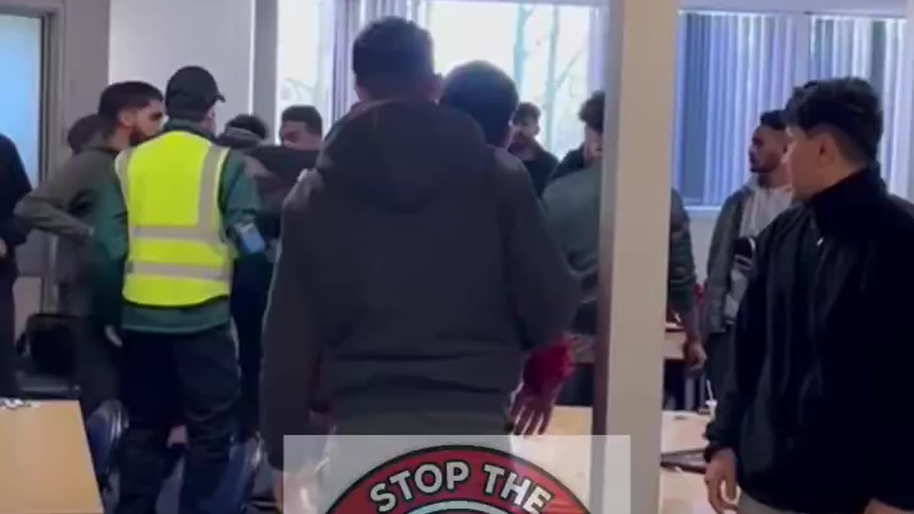 🚨EXPOSED: FIGHT ERUPTS AMONGST ILLEGAL MIGRANTS INSIDE RAF WETHERSFIELD🚨