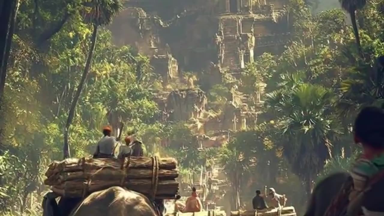 Elephants at work