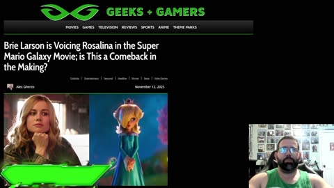 Brie Larson Voice Cast As Rosalina In Mario Galaxy Brings Concerns To Fans