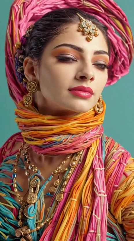 The video is made with AI, it may be artificial