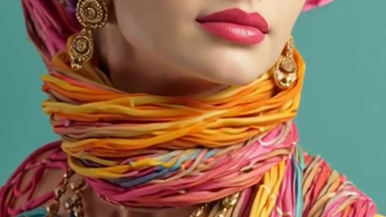 The video is made with AI, it may be artificial