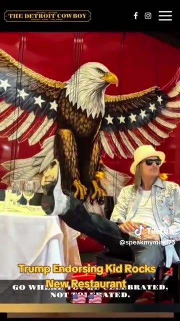 KID ROCKS NEW RESTAURANT IN NASVILLE GETS TRUMP’S