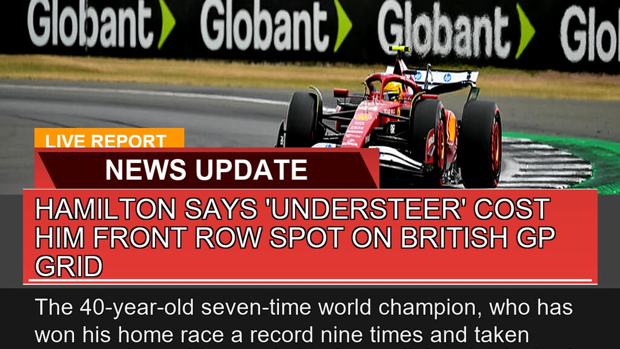 Hamilton Says Understeer Cost Him Front Row Spot