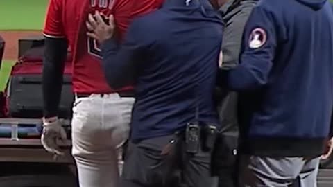 MLB player David Fry hit in the face by 99mph pitch