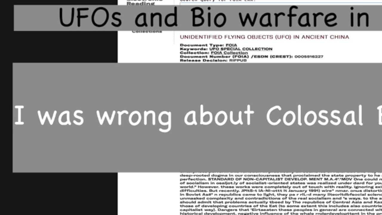 Wrong about Colossal