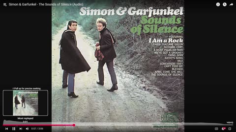 Song of the night: One day... peace on Earth. Sound of Silence - classic