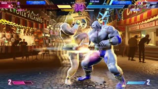 Street fighter 6 - First to 10- VS My Brother - Marisa VS Zangief