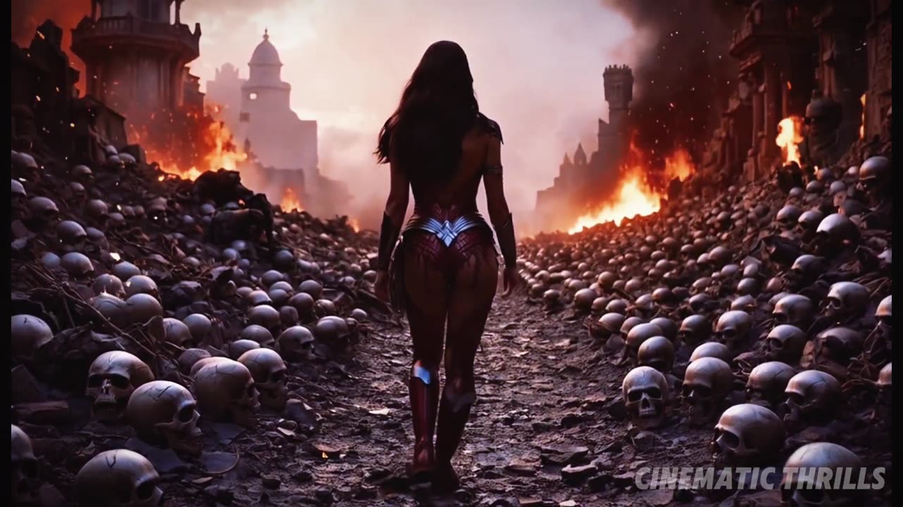 Wonder Woman vs. Zombie Horde |