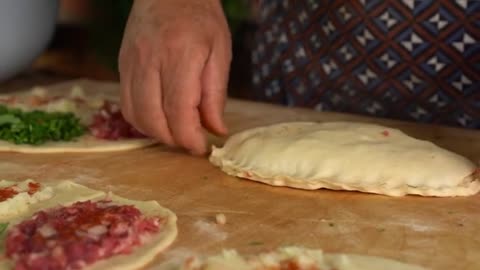 Homemade Beef and Potato Stuffed Breads Village Style Recipe_part10