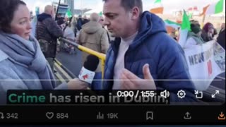 Irish politician harshly criticized the migrant crisis has broken viewership records
