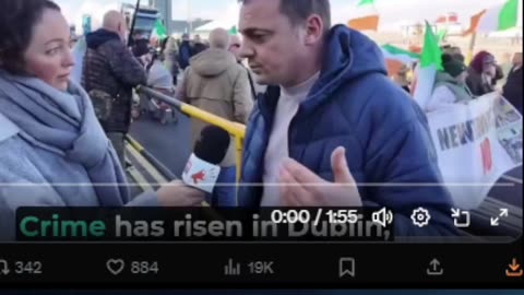 Irish politician harshly criticized the migrant crisis has broken viewership records