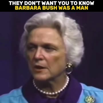 Да ли је Барабара Буш била мушкарац?