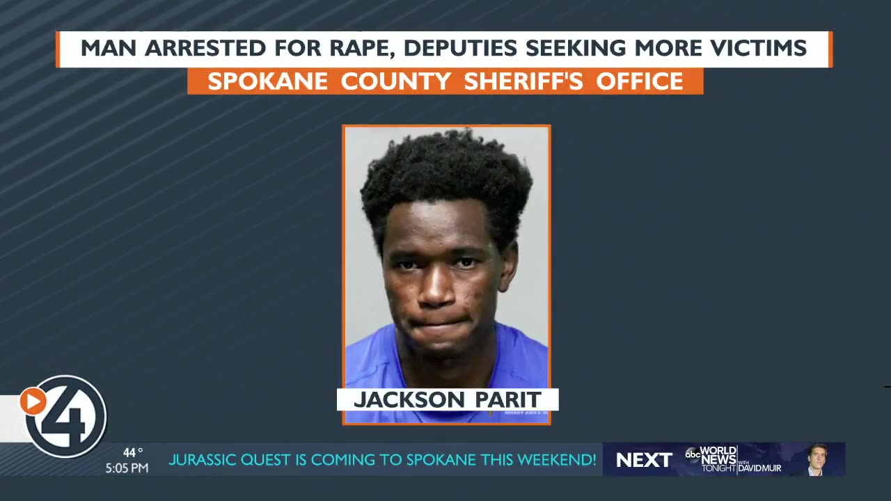 Spokane deputies seeking additional victims in connection to black man arrested for rape